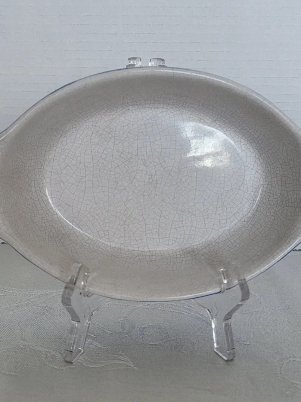 Au Gratin Dish, Small Casserole Dish, Baking Dish, WCL Blue & White